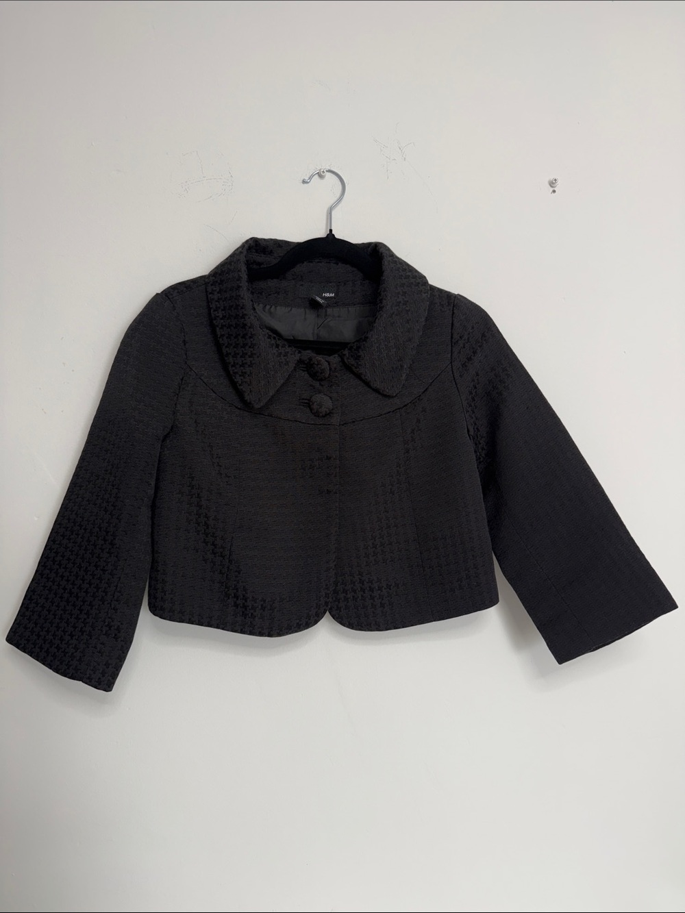 Dressy Black Cropped Jacket